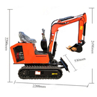 Storm Diesel Engine Small Mini Digger Machine Mini Excavator Digger For Farm Winery Agricultural Garden